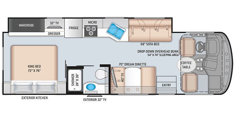 2023 THOR MOTOR COACH HURRICANE 29M*22